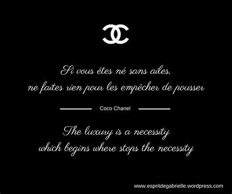 proverbe chanel